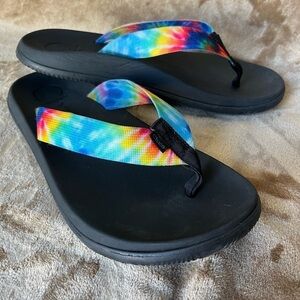 Chaco Chillos Tie Dye Flip Flop Sandals Men’s Size 10